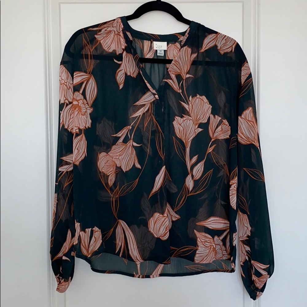 Sheer blouse